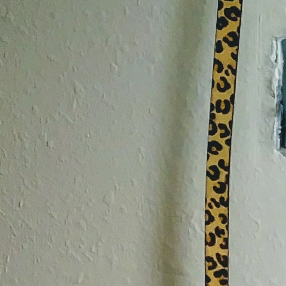 Womens leopard print hair belt